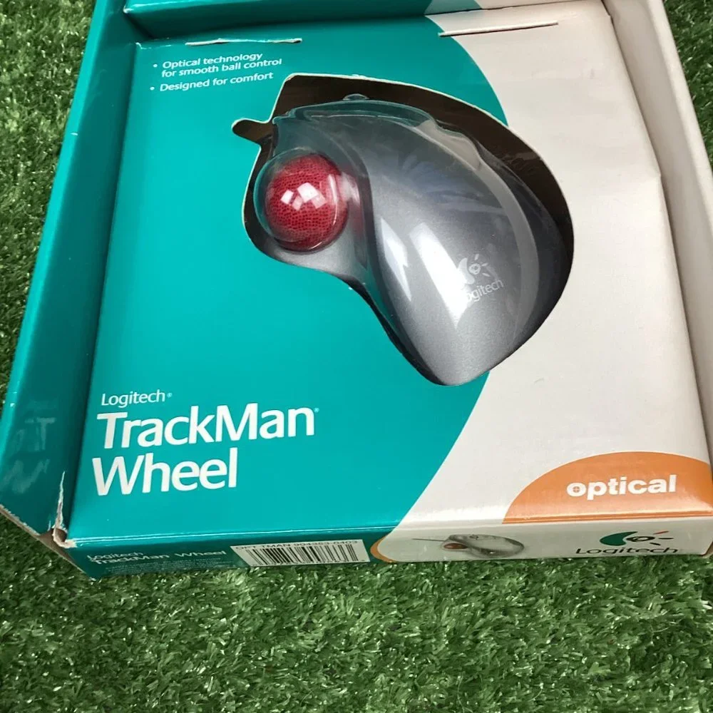 Logitech Trackman Wheel Optical NEW - Picture 2 of 9